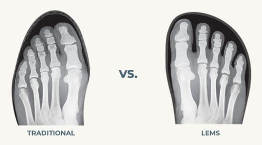 Lems Shoes - Natural Shape Toe Box